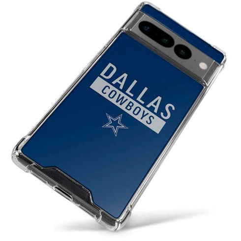 NFL Dallas Cowboys Blue Performance Series Google Pixel 7 Pro Clear Case